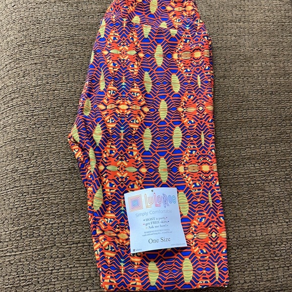 LuLaRoe OS One Size Geometric Leggings NWT - Picture 4 of 8
